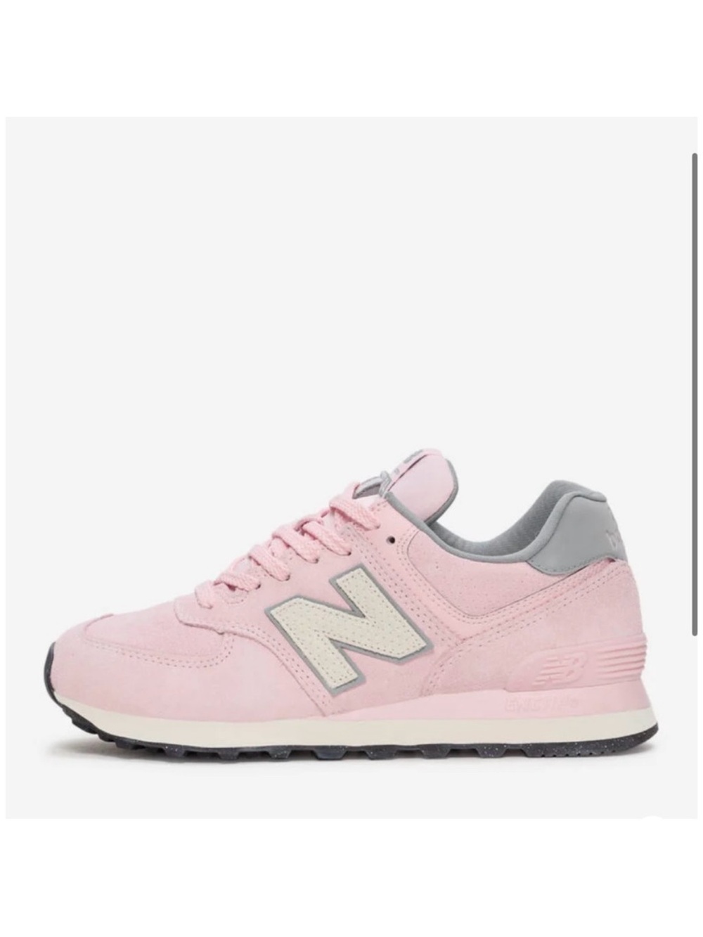 New Balance 574 Women's Pink & Grey Sneakers